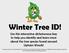 Winter Tree ID! Use this interactive dichotomous key to help you identify and learn more about the tree species found around Upham Woods!