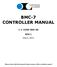 BMC-7 CONTROLLER MANUAL
