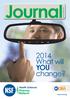 Journal What will YOU change?  Formerly. Issue 27, Winter 2013