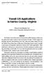 Transit GIS Applications in Fairfax County, Virginia