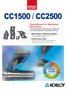 CC1500 / CC2500. Cermet Solution for High Speed Steel Turning CC1500 CC2500