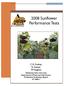2008 Sunflower Performance Tests