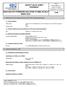 SAFETY DATA SHEET Revised edition no : 1 SDS/MSDS Date : 5 / 12 / 2012