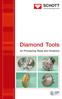 Diamond Tools. for Processing Glass and Ceramics
