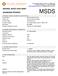 MSDS MATERIAL SAFETY DATA SHEET MAGNESIUM STEARATE. 341 Christian Street, Oxford, CT 06478, USA