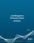 Load Management Performance Report 2015/2016