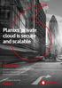 Planixs private cloud is secure and scalable