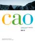 cao Compliance Advisor / Ombudsman ANNUAL REPORT International Finance Corporation Multilateral Investment Guarantee Agency