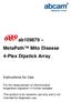 ab MetaPath Mito Disease 4-Plex Dipstick Array