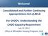 Welcome! Consolidated and Further Continuing Appropriations Act of 2012: For CHDOs: Understanding the CHDO Capacity Requirement