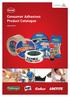 Consumer Adhesives Product Catalogue THIRD EDITION