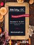 December 9-10, Walter E. Washington Convention Center Washington, DC. MetroCookingDC.com. Organized By: Supported by: