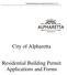 Residential Building Permit Applications and Forms City of Alpharetta. Residential Building Permit Applications and Forms