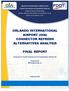 ORLANDO INTERNATIONAL AIRPORT (OIA) CONNECTOR REFRESH ALTERNATIVES ANALYSIS FINAL REPORT