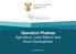 Operation Phakisa Agriculture, Land Reform and Rural Development