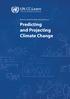 Resource Guide for Advanced Learning on. Predicting and Projecting Climate Change