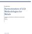 Harmonization of LCA Methodologies for Metals