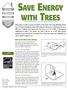 SAVE ENERGY WITH TREES HOME ENERGY GUIDE