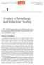 History of Metallurgy and Induction Heating