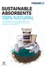 SUSTAINABLE ABSORBENTS 100% NATURAL