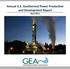 Annual U.S. Geothermal Power Production and Development Report April 2011