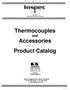Thermocouples and Accessories Product Catalog