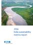 2016 India sustainability metrics report