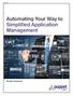Automating Your Way to Simplified Application Management