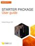 STARTER PACKAGE User guide