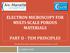 ELECTRON MICROSCOPY FOR MULTI-SCALE POROUS MATERIALS PART II - TEM PRINCIPLES