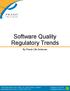 Software Quality Regulatory Trends