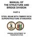 MANUAL OF THE STRUCTURE AND BRIDGE DIVISION