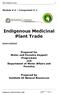 Indigenous Medicinal Plant Trade