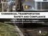 Commercial Transportation Safety and Compliance