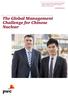 The Global Management Challenge for Chinese Nuclear