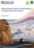 Business process analysis of trade procedures in selected Central Asian countries