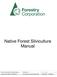 Native Forest Silviculture Manual