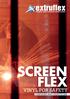 SCREEN FLEX VINYL FOR SAFETY CURTAINS AND PARTITIONS