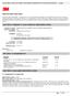 3M MATERIAL SAFETY DATA SHEET 3M(TM) HB QUAT DISINFECTANT CLEANER CONCENTRATE 11/29/2005. EMERGENCY PHONE: or (651) (24 hours)