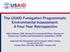 The USAID Fumigation Programmatic Environmental Assessment: A Four Year Retrospective