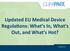 Updated EU Medical Device Regula2ons: What s In, What s Out, and What s Hot?