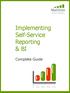 Implementing Self-Service Reporting & BI. Complete Guide