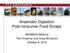 Anaerobic Digestion Post-consumer Food Scraps. NEWMOA Webinar Tom Kraemer and Greg McCarron October 8, 2015
