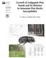 Growth of Lodgepole Pine Stands and Its Relation to Mountain Pine Beetle Susceptibility