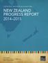 NEW ZEALAND PROGRESS REPORT