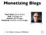 Monetizing Blogs Your Host web twitter facebook