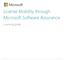 License Mobility through Microsoft Software Assurance. Licensing guide