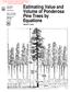 Estimating Value and Volume of Ponderosa Pine Trees by Equations