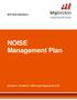 NOISE Management Plan