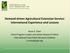 Demand-driven Agricultural Extension Service: International Experience and Lessons